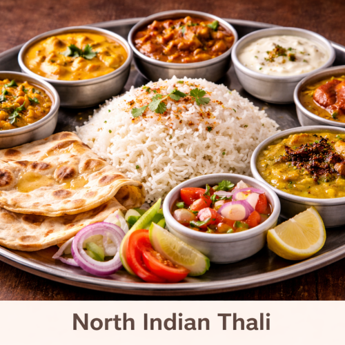 North indian thali