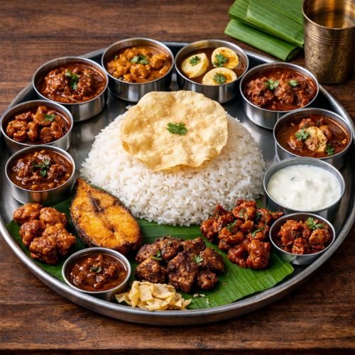 south indian thali